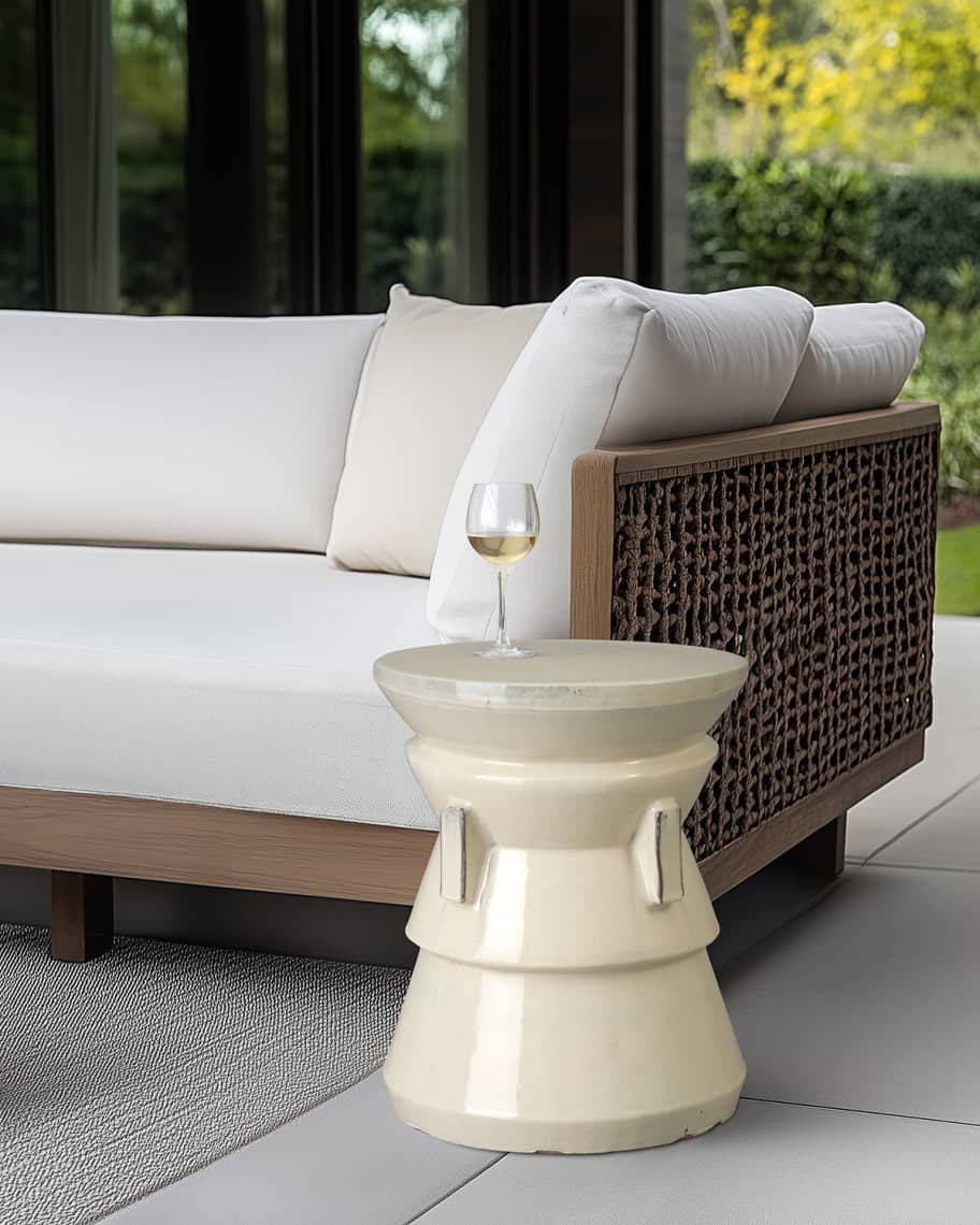 Image 1 of 5: Four Handle Indoor/Outdoor Garden Stool