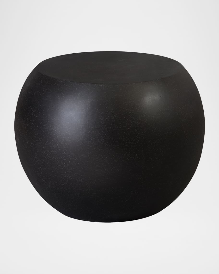 Image 2 of 5: Convex Terrazzo Indoor/Outdoor Garden Stool