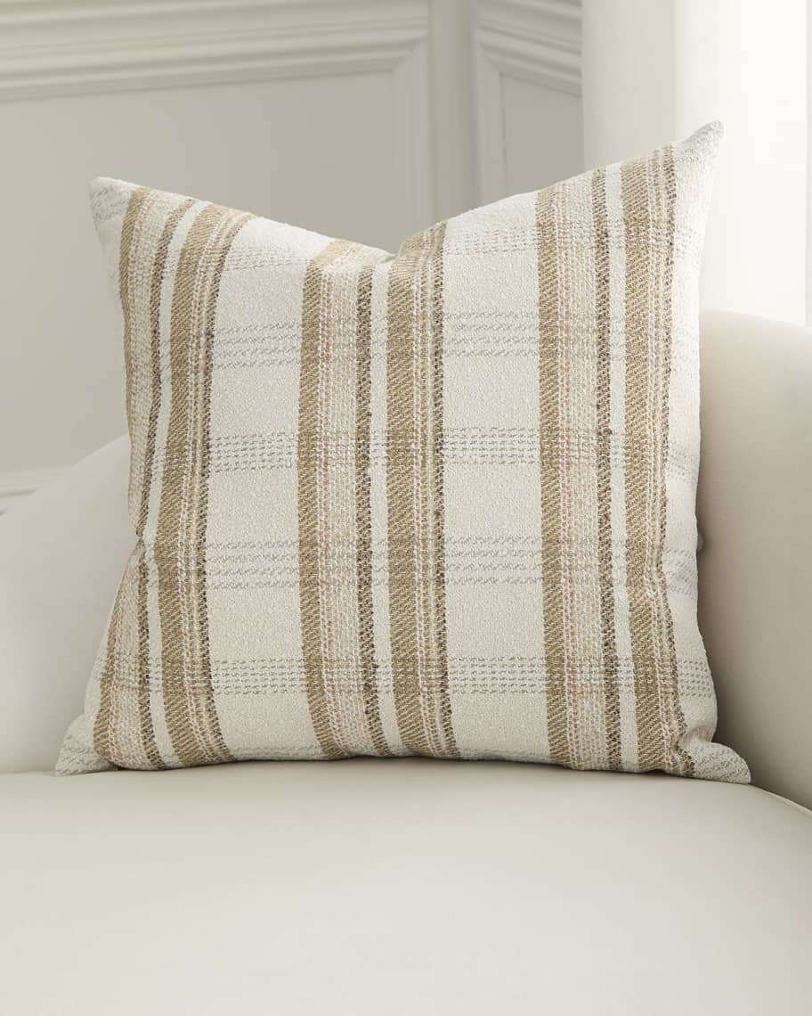 Ridgeway Plaid Decorative Pillow, 24" Square