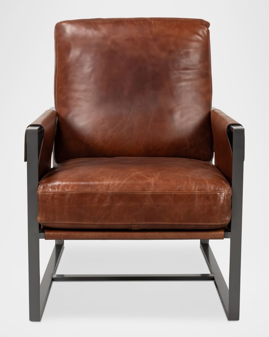 Image 2 of 8: Edmonds Leather Chair