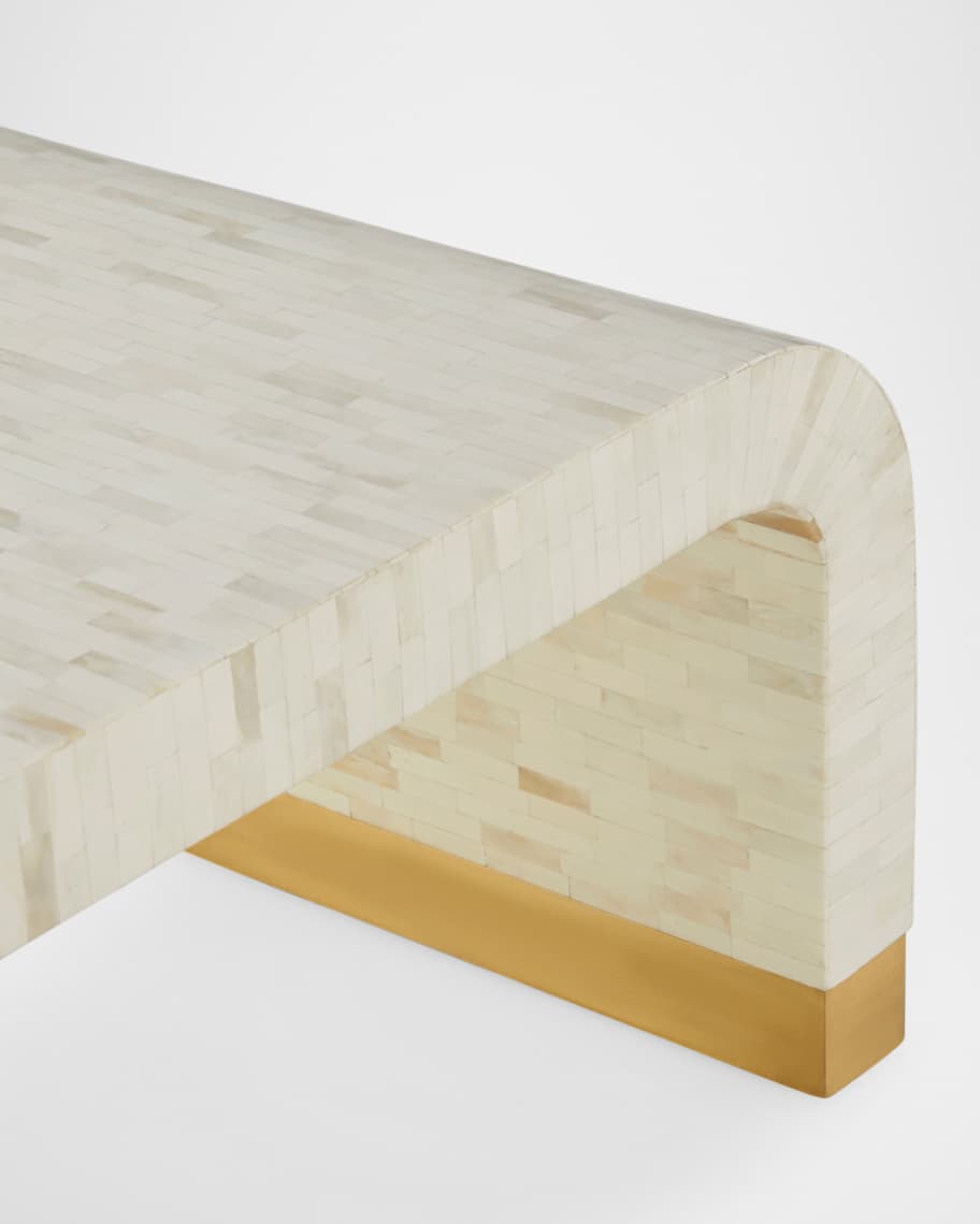 Image 2 of 4: Avalon Bone Cocktail Table