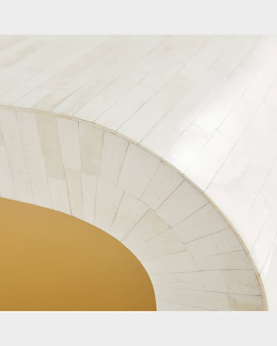 Image 3 of 4: Avalon Bone Console Table