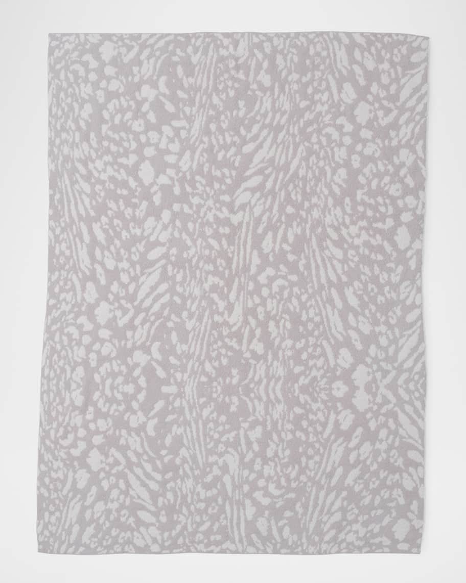 Image 3 of 4: CozyChic® Fauna Leopard Throw