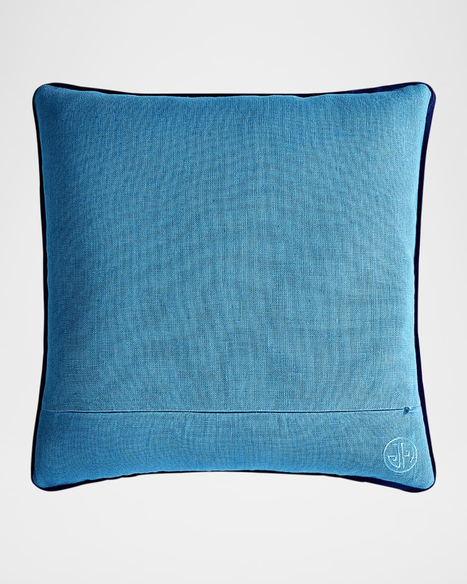 Image 3 of 3: Playa Corded Sailboat Accent Pillow, 18" Square