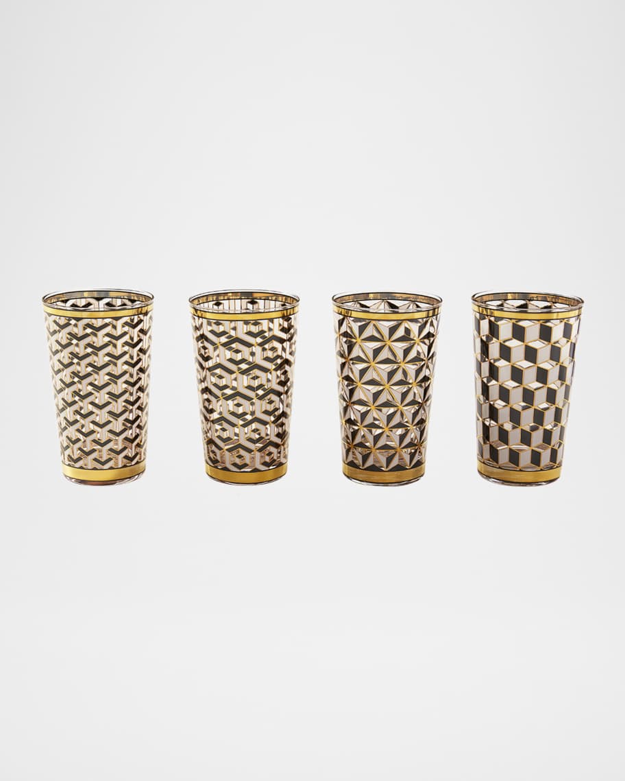 Image 2 of 2: Boxed Versailles Highball Glasses, Set of 4