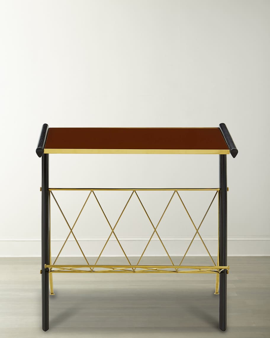 Image 1 of 4: Trocadero Magazine Side Table