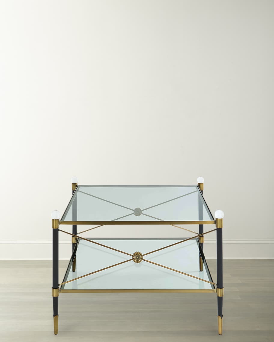 Image 1 of 4: Rider 2-Tier Cocktail Table