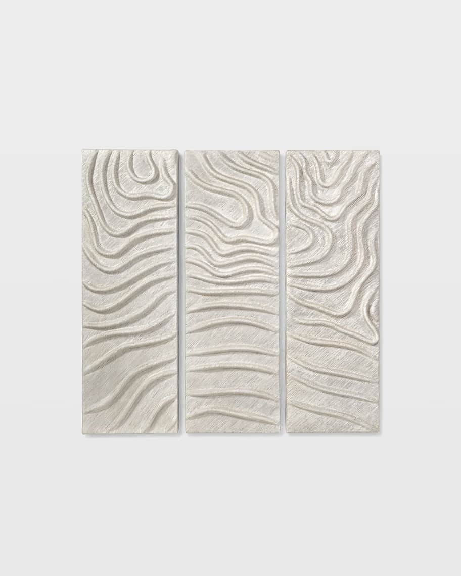 Image 1 of 2: Sahara Rattan Wall Decor, Set of 3