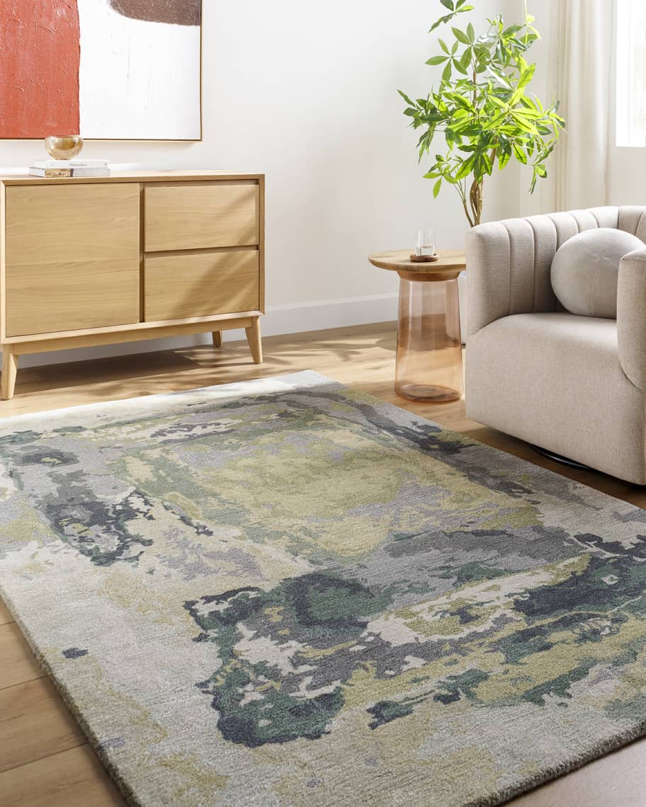 Image 2 of 4: Kavita Hand-Tufted Rug, 8' x 10'