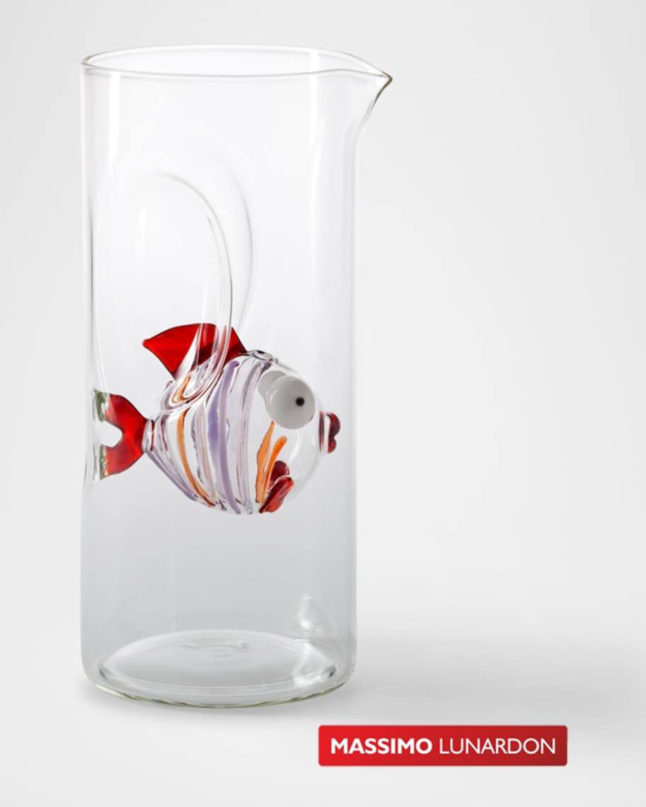 Massimo Lunardon Colisared Fish Carafe, 24 oz. | Horchow