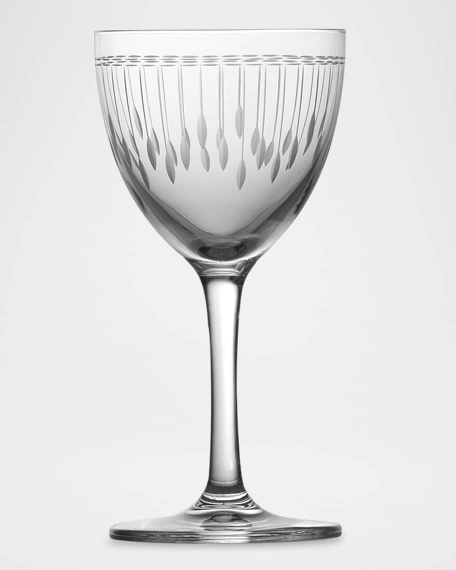 Image 1 of 2: Vanity Etched 7.6 oz. Nick & Nora Glasses, Set of 6