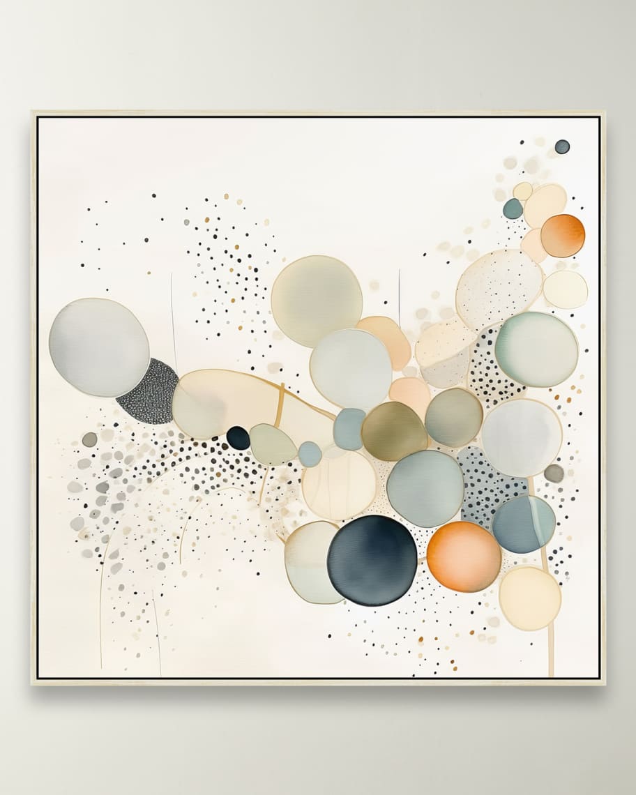 "Delightful Orbs 1" Framed Giclee