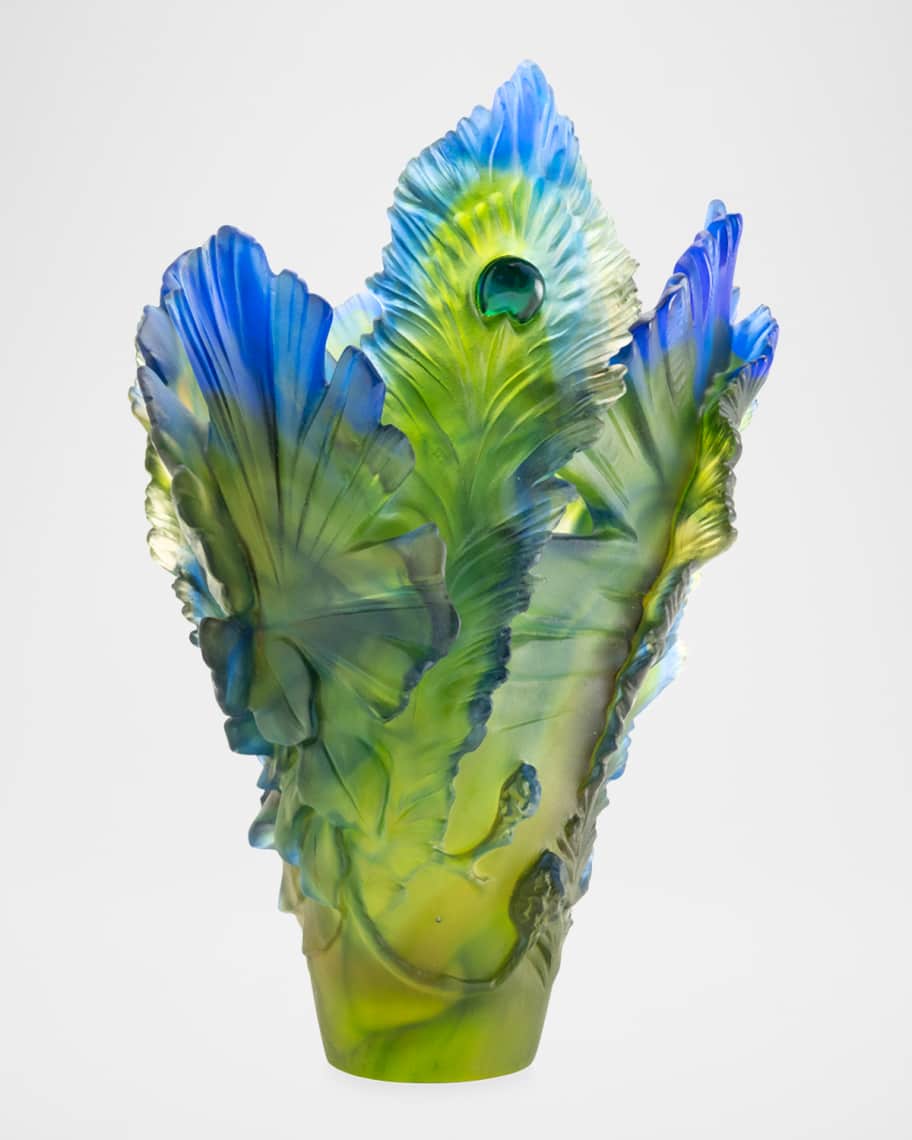 Image 2 of 2: Fleur de Paon Exotique Large Vase
