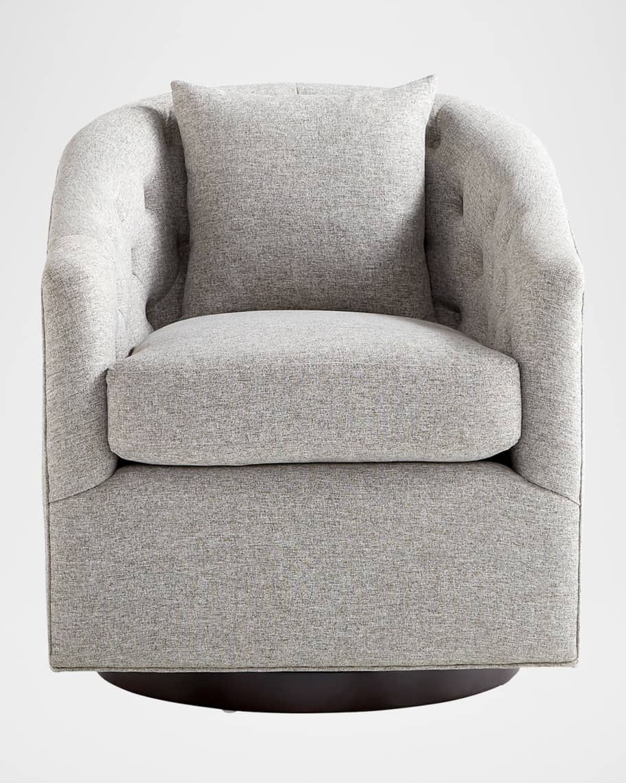 Image 1 of 7: Audrey Swivel Chair