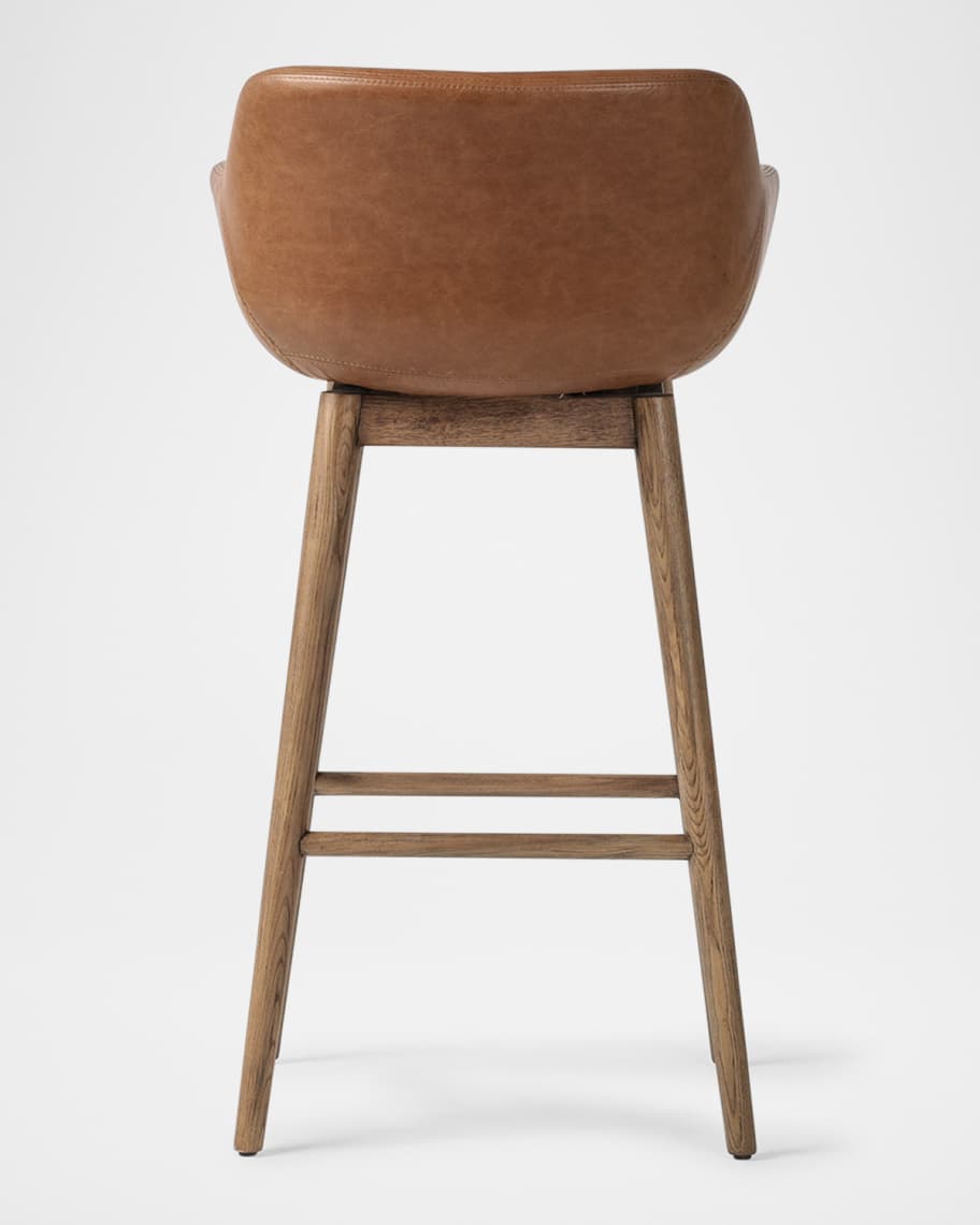 Image 2 of 4: Hannah Swivel 30.5" Bar Stool