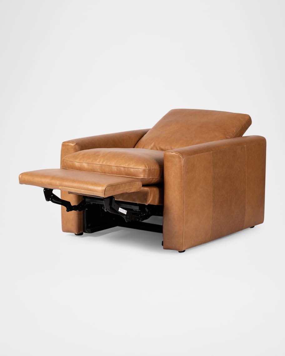 Image 2 of 8: Tillery Leather Power Recliner Chair