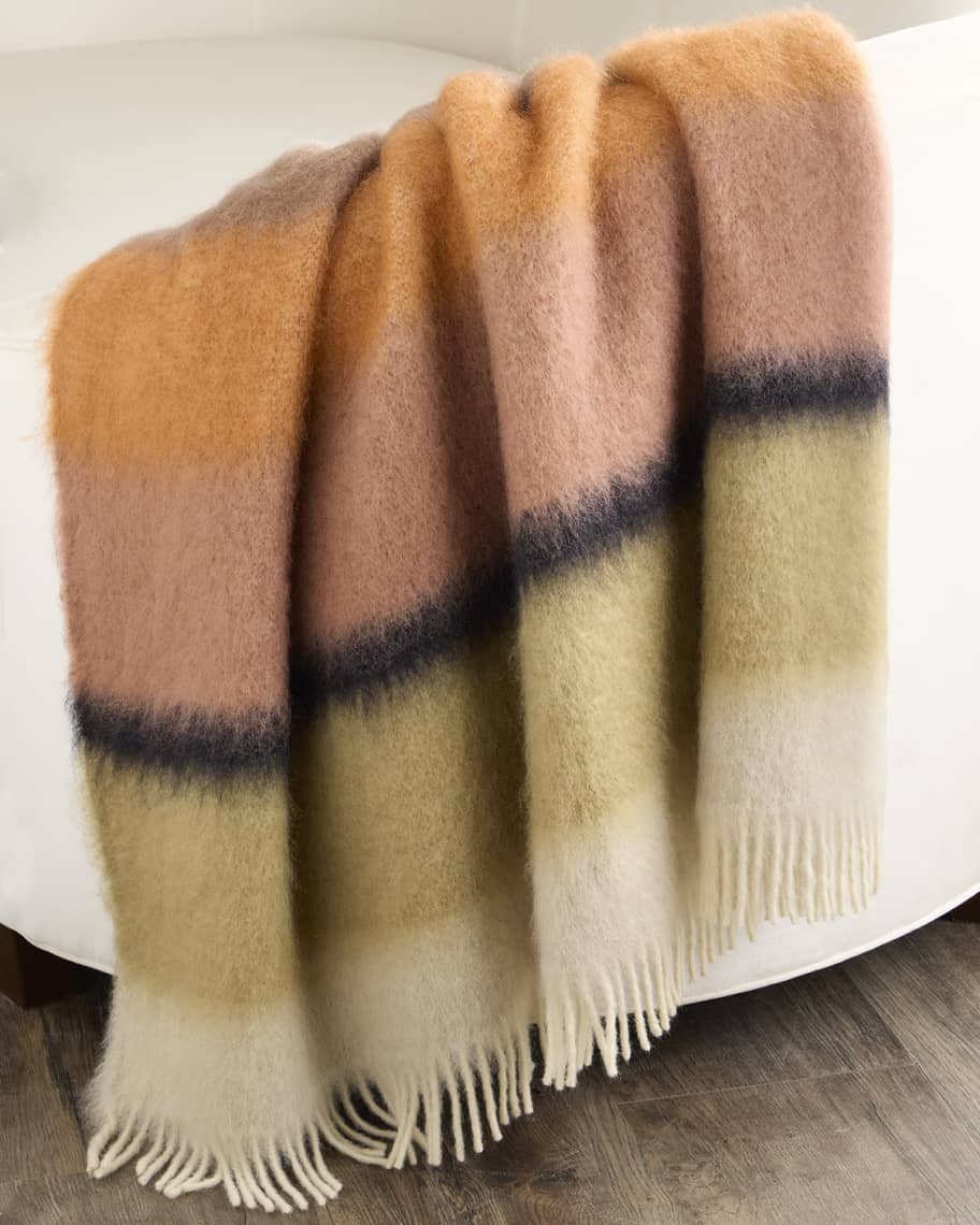 Mantas Ezcaray Serenity Mohair & Wool Throw, 51