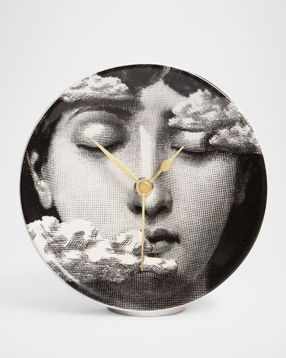 Fornasetti Tra le Nuvole Table Clock | Horchow