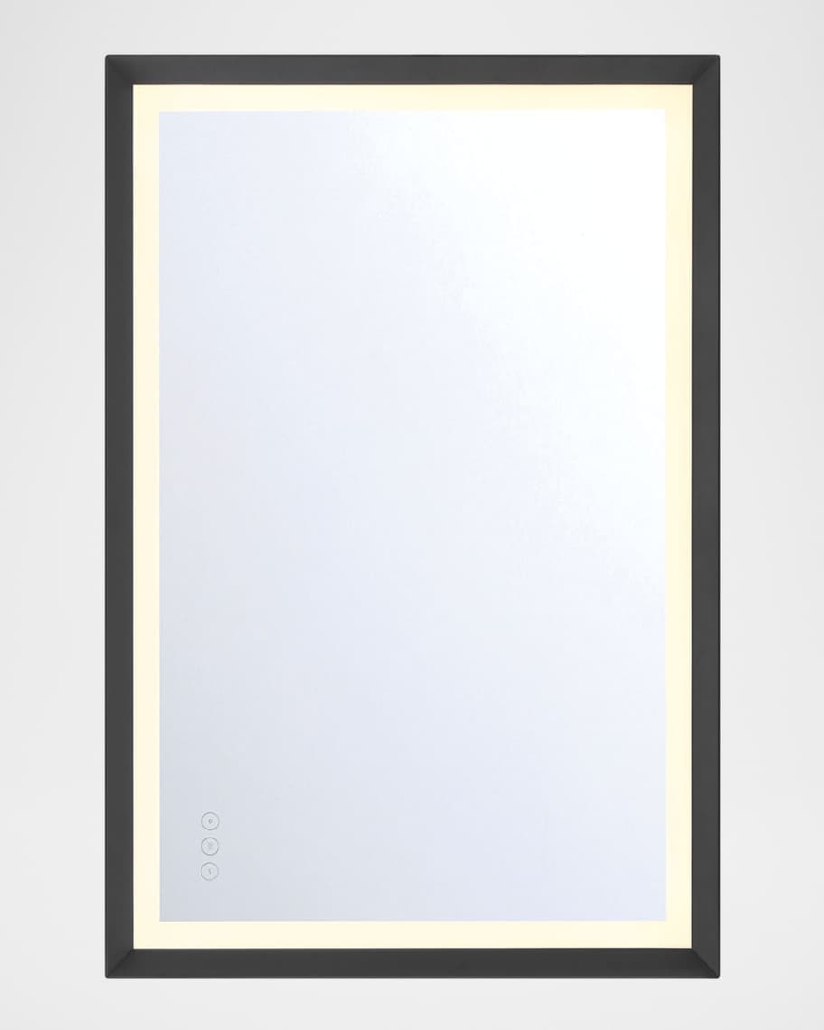 Image 1 of 5: Artell 36" LED Lighted Mirror, Black