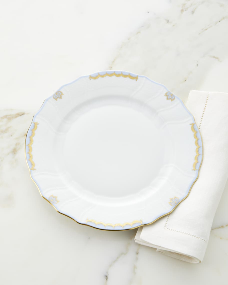 Image 1 of 1: Princess Victoria Dinner Plate, Light Blue