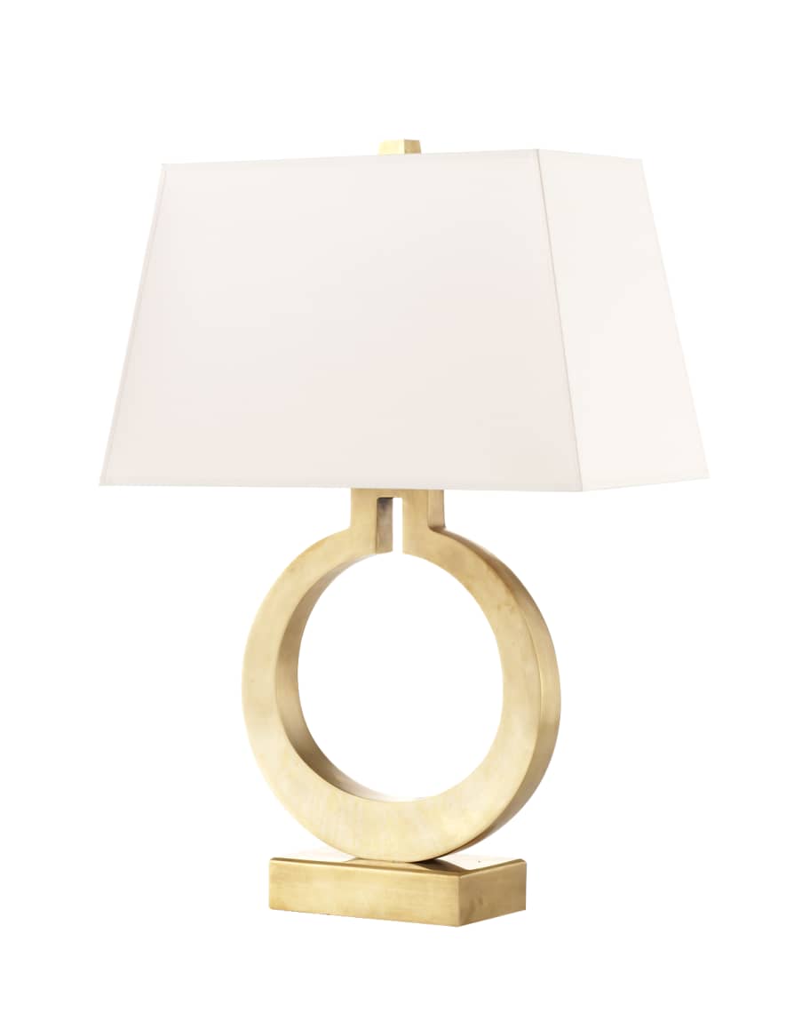 Large Ring Table Lamp By Chapman & Myers