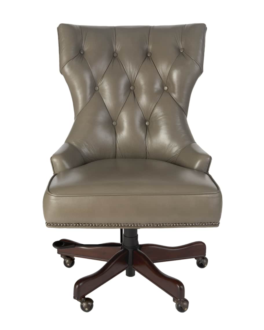 Image 2 of 2: Conroy Leather Office Chair