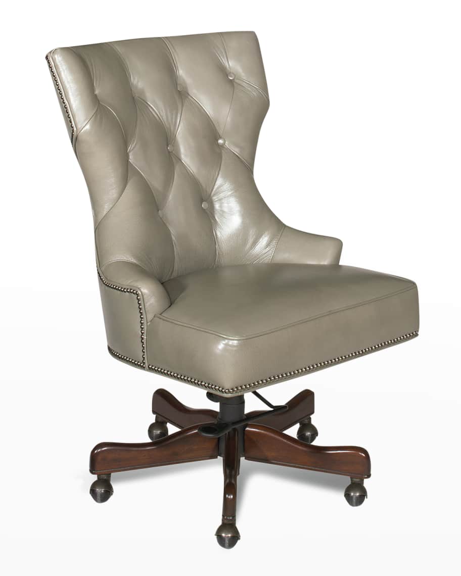 Image 1 of 2: Conroy Leather Office Chair