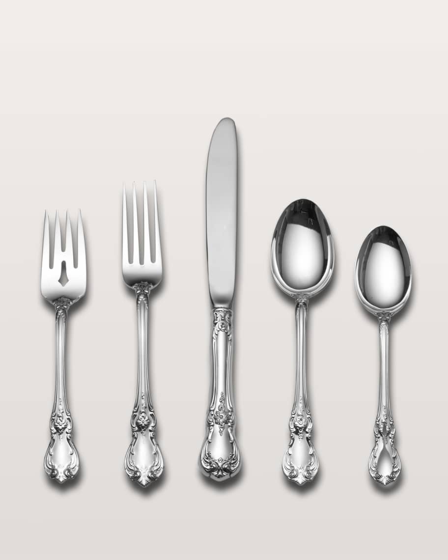 Towle Silversmiths 5 Piece Old Master Sterling Silver Flatware Place Setting Horchow