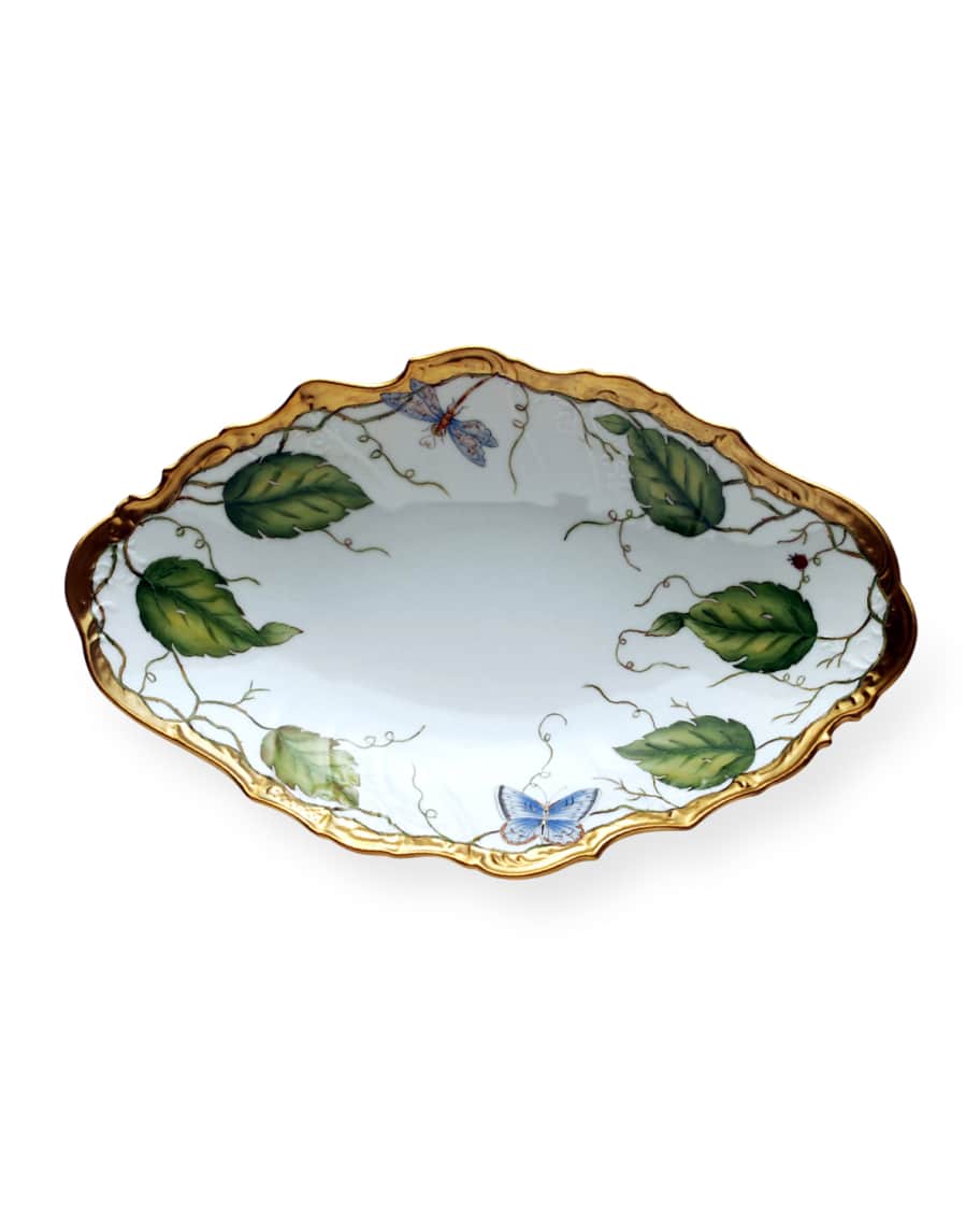 Image 1 of 1: Ivy Garland Oval Vegetable Dish