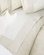Image 1 of 2: Sferra Larro Sateen King Fitted Sheet