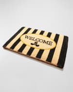 Image 2 of 6: MacKenzie-Childs Awning Stripe Welcome Mat
