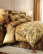 Image 1 of 2: Austin Horn Collection Queen Chirping Bird Duvet Cover