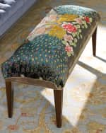 Image 4 of 6: Haute House Peacock Bench, 42"