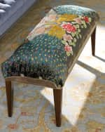 Image 4 of 5: Haute House Peacock Bench, 42"