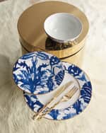Image 2 of 4: Neiman Marcus 12-Piece Coastal Chic Dinnerware Set
