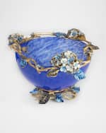 Image 1 of 4: Jay Strongwater Sophie Hydrangea Glass Bowl