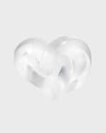 Image 1 of 2: Lalique Clear Heart Paperweight