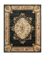 Image 2 of 5: Safavieh Aubusson Night Rug, 5' x 8'