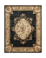 Image 2 of 5: Safavieh Aubusson Night Rug, 3' x 8'