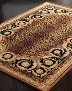 Image 1 of 2: Safavieh Roman Leopard Rug, 8' x 11'