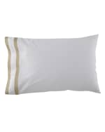 Image 1 of 7: Matouk Two Standard 350 Thread Count Marlowe Pillowcases