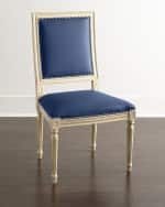 Image 1 of 2: Massoud Ingram Leather Dining Chair