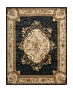 Image 2 of 5: Safavieh Aubusson Night Rug, 3' x 12'