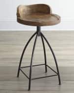 Image 2 of 6: Arteriors Henson Bar Stool, 30"