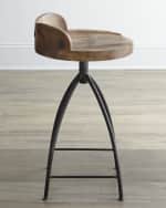 Image 3 of 6: Arteriors Henson Bar Stool, 30"
