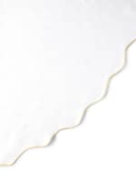 Image 1 of 2: Matouk Meira 108"Dia. Tablecloth