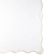 Image 1 of 2: Matouk Meira 68" x 126" Tablecloth