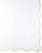 Image 1 of 2: Matouk Meira 68" x 90" Tablecloth