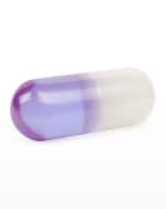 Image 1 of 5: Jonathan Adler Large Purple Acrylic Pill