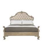 Image 3 of 6: Bernhardt Campania Tufted King Bed